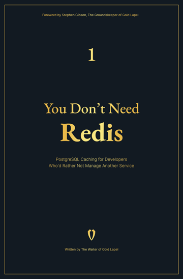 You Don't Need Redis book cover